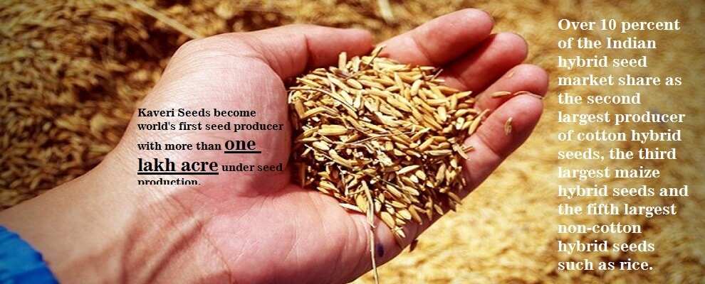 Kaveri Seeds become world's first seed producer with more than one lakh acre