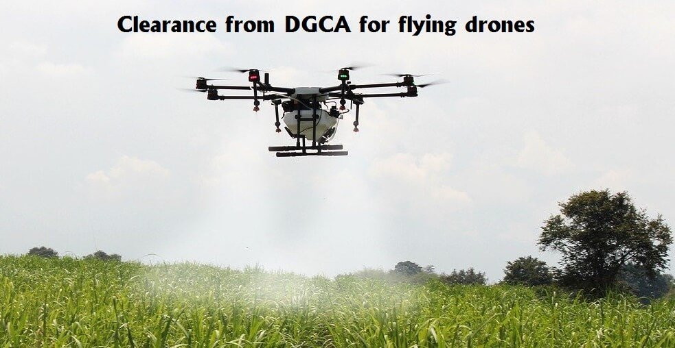 clearance from DGCA for flying drones