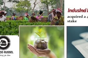 "lnduslnd Bank acquired 4.79% stake in tea manufacturer giant McLeod Russel"