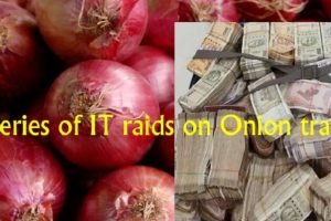 Series of IT raids on Onion Nasik traders