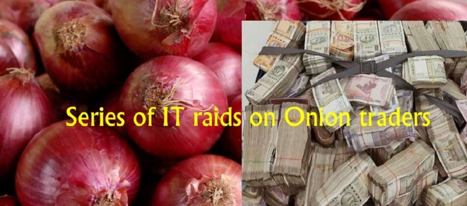 Series of IT raids on Onion Nasik traders