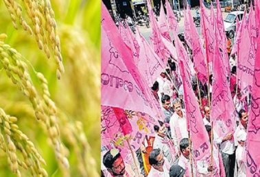 Problem of paddy procurement in Telangana taken a political turn