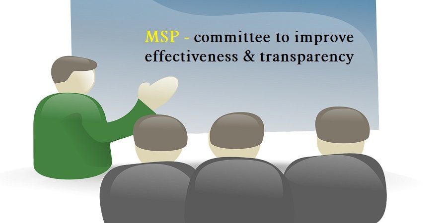 committee been set up to improve effectiveness & transparency