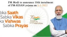PM Modi to announce 10th instalment of PM-KISAN yojana on 2022