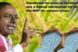 Telangana CM accused Center for increasing fertilizer prices, flawed in MSP