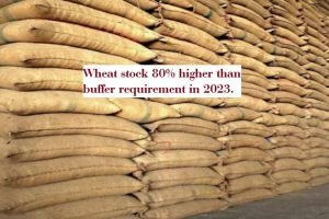 Wheat stock likely to reach 134 Lt in next FY, 80% higher than buffer requirement