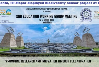 Syngenta, IIT-Ropar displayed biodiversity sensor project at G20 meet