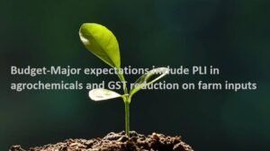 Budget-Major expectations include PLI in agrochemicals and GST reduction on farm inputs