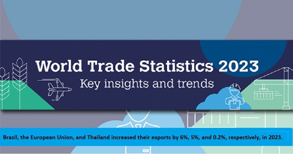 Among the top agricultural exporters